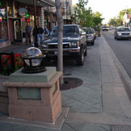  Parked cars in Castro Street’s Flex Zone 